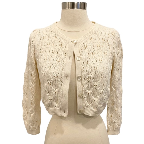 Chemisier Ann Taylor Loft Taille M - Maille Fine Corail, Manches 3/4, Occasion Très Bon état
